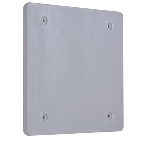 6x6 metal junction box cover|2 gang junction box cover.